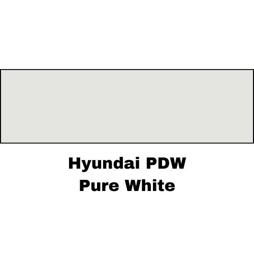 Hyundai PDW Pure White Low VOC Basecoat Paint