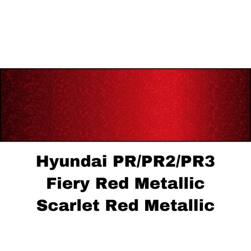 Hyundai PR/PR3 Fiery Red Metallic Low VOC Basecoat Paint