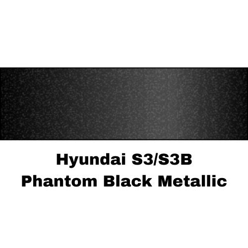 Hyundai S3/S3B Phantom Black Metallic Low VOC Basecoat Paint