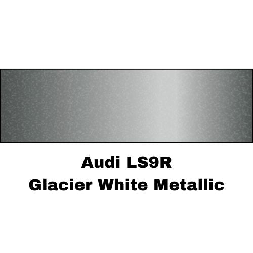 Audi LS9R/2Y Glacier White Metallic Low VOC Basecoat Paint - AU-LS9R-P-Pint--Eagle Eye Paint Supply