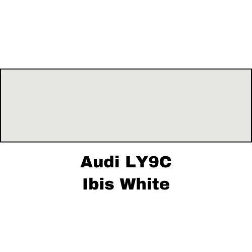 Audi LY9C/T9 Ibis White Low VOC Basecoat Paint - AU-IY9C-P-Pint--Eagle Eye Paint Supply