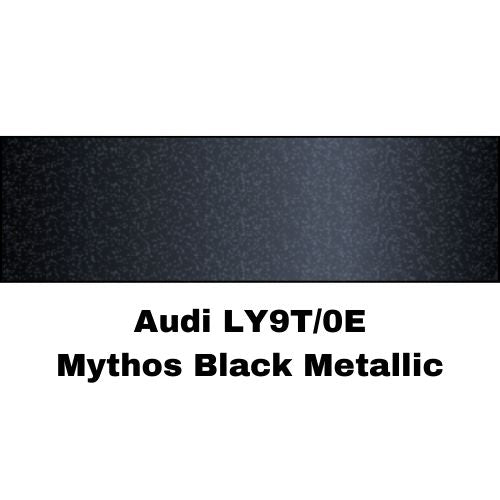 Audi LY9T/0E Mythos Black Metallic Low VOC Basecoat Paint - AU-LY9T-P-Pint--Eagle Eye Paint Supply