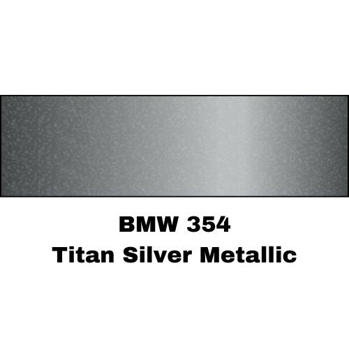 BMW 354 Titan Silver Metallic Low VOC Basecoat Paint - BMW-354-P-Pint--Eagle Eye Paint Supply