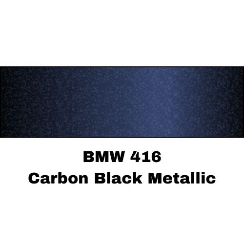 BMW 416 Carbon Black Metallic Low VOC Basecoat Paint - BMW-416-P-Pint--Eagle Eye Paint Supply