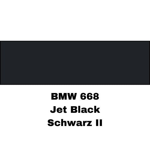 BMW 668 Jet Black Low VOC Basecoat Paint - BMW-668-P-Pint--Eagle Eye Paint Supply
