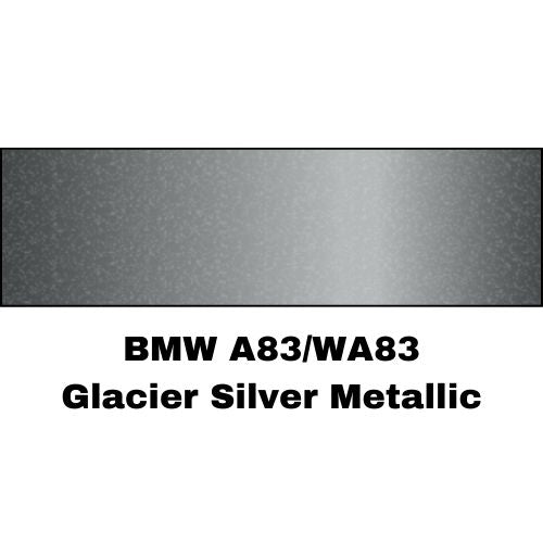 BMW A83/WA83 Glacier Silver Metallic Low VOC Basecoat Paint - BMW-A83-P-Pint--Eagle Eye Paint Supply
