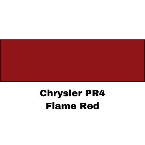 Chrysler PR4 Flame Red Low VOC Basecoat Paint - CHPR4-P-Pint--Eagle Eye Paint Supply
