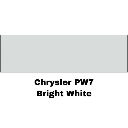 Chrysler PW7 GW7 Bright White Low VOC Basecoat Paint