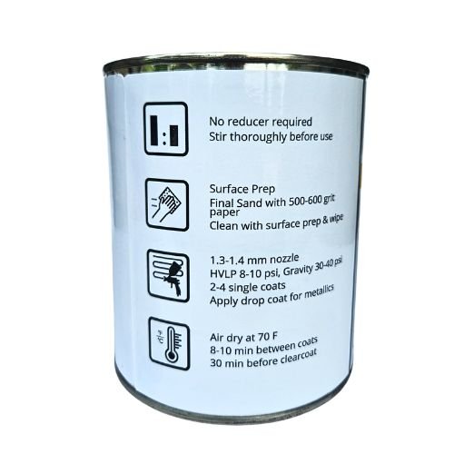 Ford UX Ignot Silver Metallic Low VOC Basecoat Paint - FO-UX-A-Aerosol Can--Eagle Eye Paint Supply