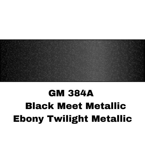 GM 384A/GB8 Black Meet Metallic Low VOC Basecoat Paint