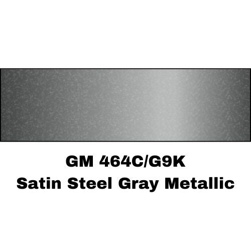 GM 464C/G9K Satin Steel Gray Metallic Low VOC Basecoat Paint