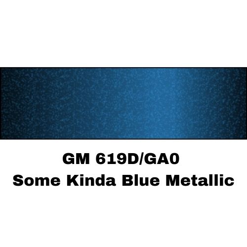 GM 619D/GA0 Some Kinda Blue Metallic Low VOC Basecoat Paint