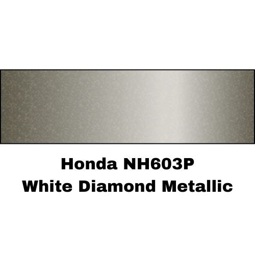 Honda NH603P White Diamond Metallic Low VOC Basecoat Paint, 3 Stage