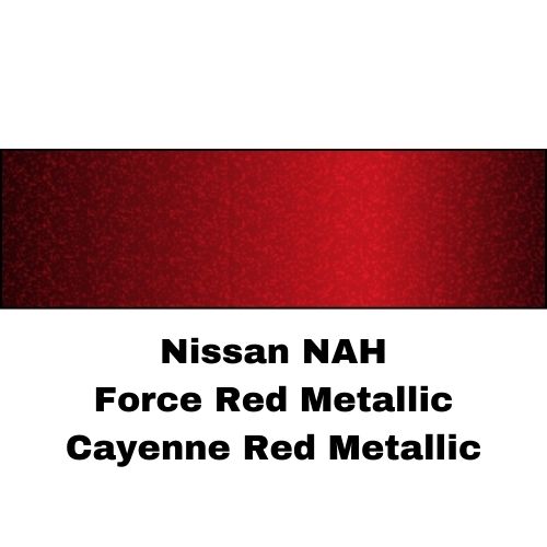 Nissan NAH Force Red Metallic Low VOC Basecoat Paint