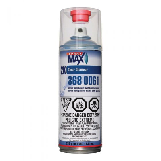 SprayMax® 3680061 2K High Gloss Glamour Clear Coat, 11.8 oz - 3680061---Eagle Eye Paint Supply