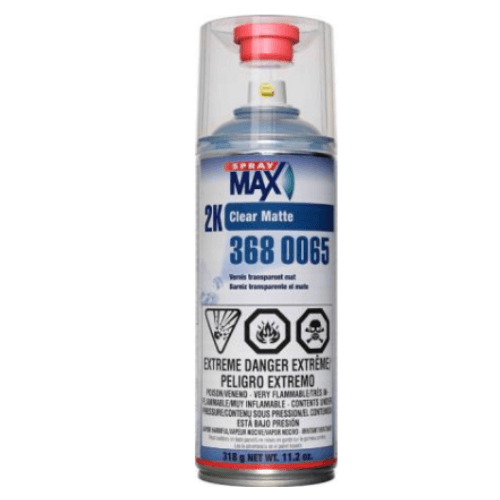SprayMax® 3680065 2K Matte Gloss Clear Coat, 11.8 oz - 3680065---Eagle Eye Paint Supply