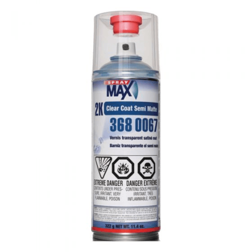 SprayMax® 3680067 2K Satin Gloss Clear Coat, 11.8 oz - 3680067---Eagle Eye Paint Supply