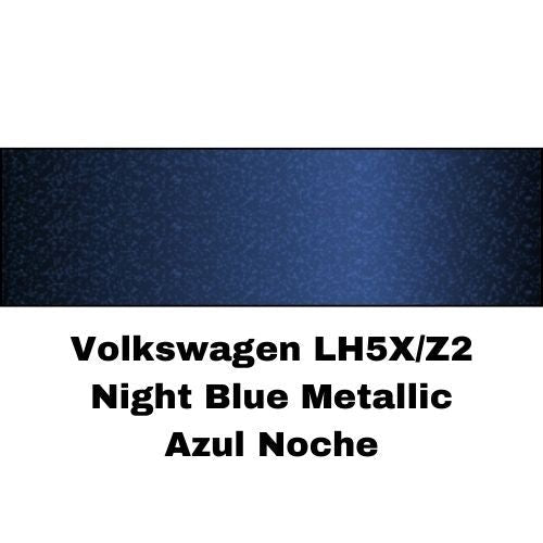 Volkswagen LH5X/Z2 Night Blue Metallic Low VOC Basecoat Paint - VW-LH5X-P-Pint--Eagle Eye Paint Supply